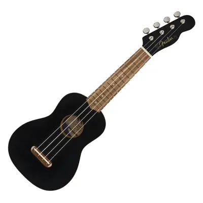 Fender Venice WN BK Black Szoprán ukulele