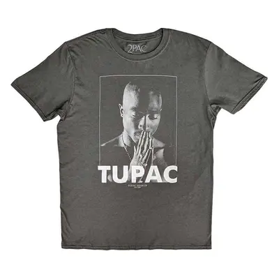 2Pac Ing Praying Unisex Charcoal Grey