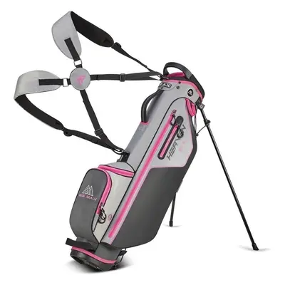 Big Max Heaven Six G Stand Bag Charcoal/Silver/Fuchsia