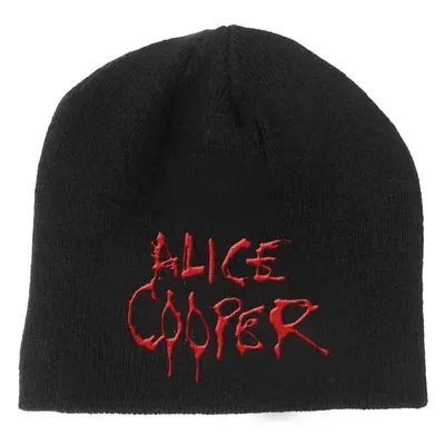 Alice Cooper Sapka Dripping Logo Black