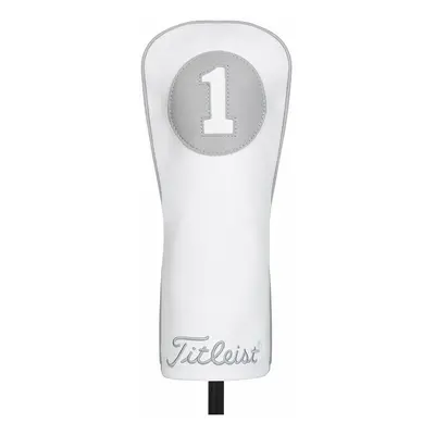 Titleist Frost Out Leather White Driver Fejvédő