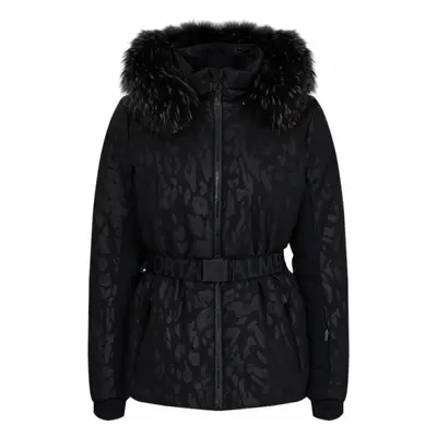 Sportalm Orchestra Womens Jacket with Fur Black Síkabát