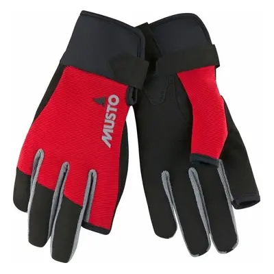 Musto Essential Sailing Long Finger True Red Vitorlás kesztyű