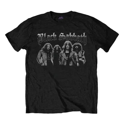 Black Sabbath Ing Greyscale Group Unisex Black