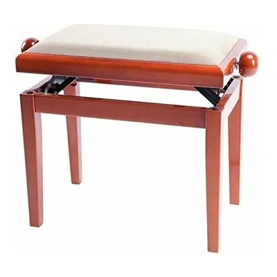 GEWA Piano Bench Deluxe Fából készült zongoraszék Cherry