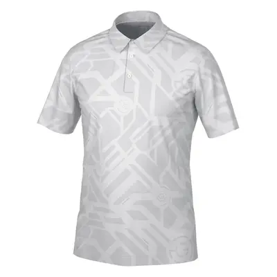 Galvin Green Maze Mens Breathable Short Sleeve Shirt Cool Grey Rövid ujjú póló