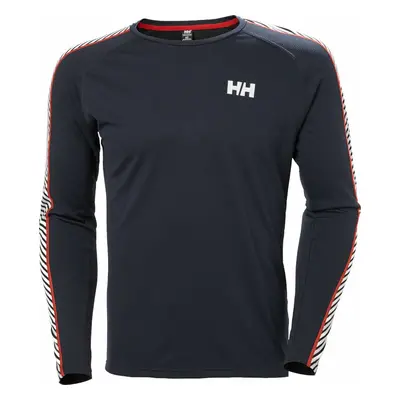 Helly Hansen Men's Lifa Active Stripe Crew Navy Vitorlás aláöltözet