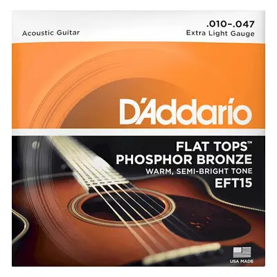 D'Addario EFT15 Akusztikus gitárhúrok