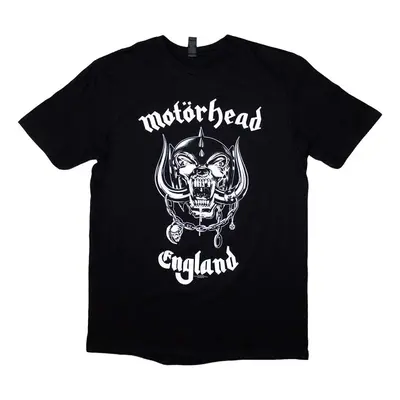 Motörhead Ing England (Back Print) Unisex Black