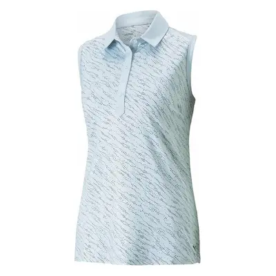 Puma Womens Cloudspun Whitewater Sleeveless Lucite/Navy Blazer Rövid ujjú póló