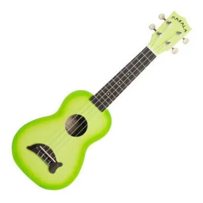 Kala Makala Dolphin Green Apple Burst Szoprán ukulele