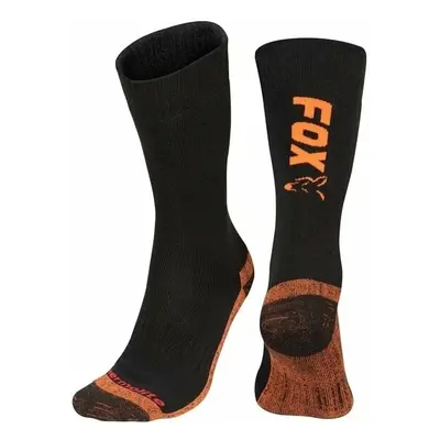 Fox Fishing Zokni Collection Thermolite Long Socks Black/Orange