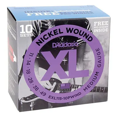 D'Addario EXL115-10P Elektromos gitárhúrok