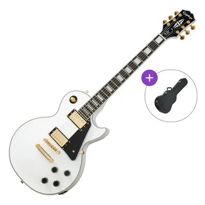 Epiphone Les Paul Custom SET Alpine White Elektromos gitár