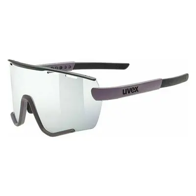 UVEX Sportstyle S Set Plum Black Mat/Smoke Mirrored Kerékpáros szemüveg