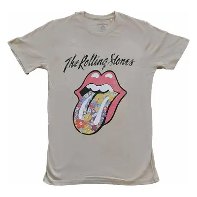 The Rolling Stones Ing Flowers Tongue Unisex Sand