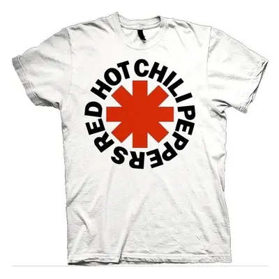 Red Hot Chili Peppers Ing Red Asterisk Unisex White