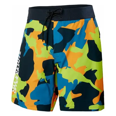 Helly Hansen Men's HP Board Shorts 9" 2.0 Azid Lime Camo Férfi fürdőruházat