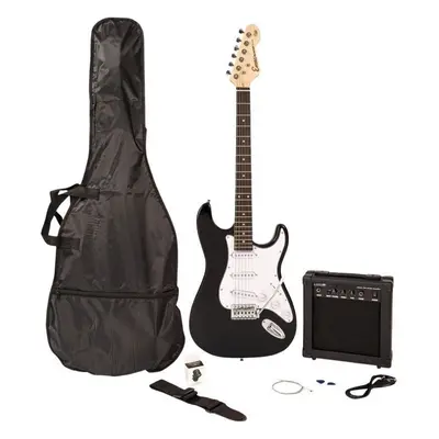 Encore E60 Blaster Pack Gloss Black Elektromos gitár