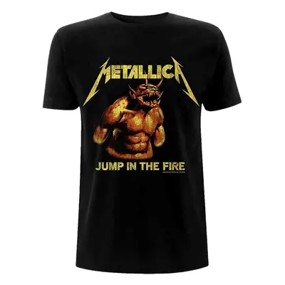 Metallica Ing Jump In The Fire Vintage Unisex Black