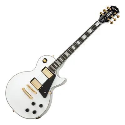 Epiphone Les Paul Custom Alpine White Elektromos gitár