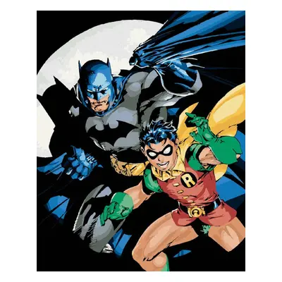 Zuty Festés számok szerint Batman és Robin