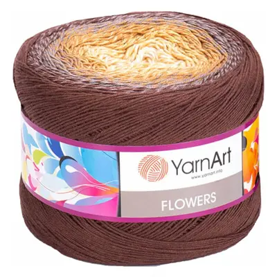 Yarn Art Flowers Brown Kötőfonal