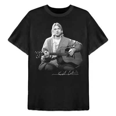 Kurt Cobain Ing Guitar Live Photo Unisex Black