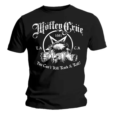 Motley Crue Ing You Can't Kill Rock & Roll Unisex Black