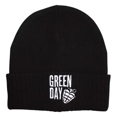 Green Day Sapka Stacked Logo & Grenade Black