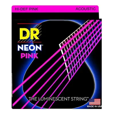 DR Strings NPA-12 HiDef Neon Akusztikus gitárhúrok