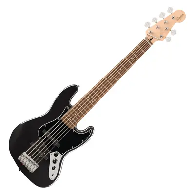 Fender Squier Affinity Series Jazz Bass VI LRL Black Metallic Elektromos basszusgitár