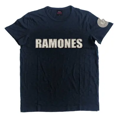 Ramones Ing Logo & Presidential Seal Unisex Navy Blue