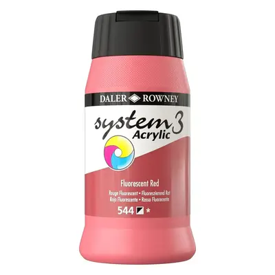 Daler Rowney System3 Akril festék Fluorescent Red ml db