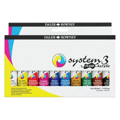 Daler Rowney System3 Akril festékek készlete x 29,5 ml