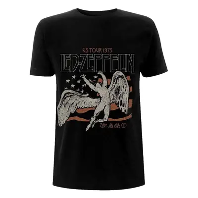 Led Zeppelin Ing US Tour Flag Unisex Black