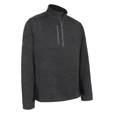 Callaway Heather Stripe Fleece Black Heather Pulóver