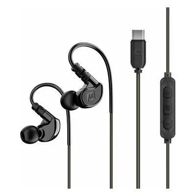 MEE audio M6 Sport USB-C Black Fülhurkot fejhallgató