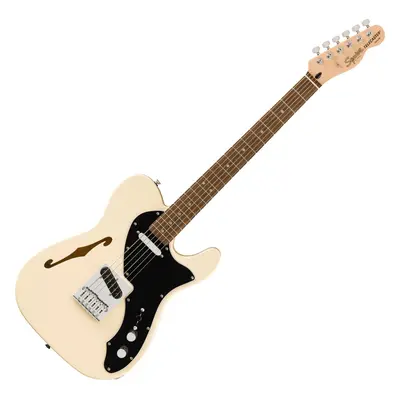 Fender Squier Affinity Series Telecaster Thinline LRL Olympic White Elektromos gitár