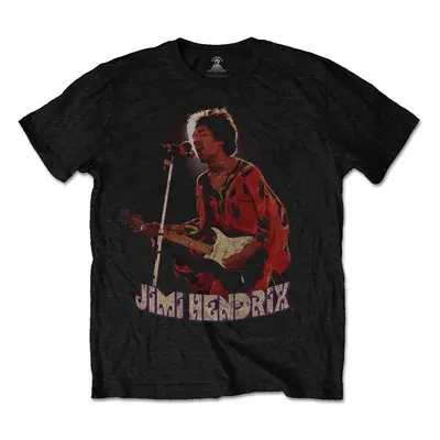 Jimi Hendrix Ing Orange Kaftan Unisex Black