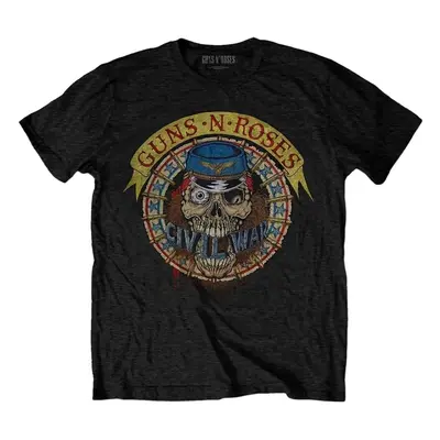 Guns N' Roses Ing Skull Circle Unisex Black