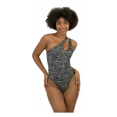 Nebbia Fortaleza Monokini - Zebra Zebra White Női fürdőruha