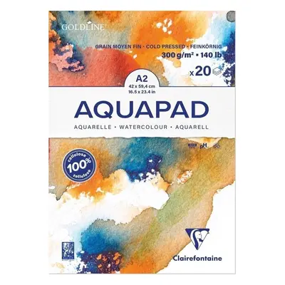 Clairefontaine Goldline Aquapad Glued Pad Vázlattömb g