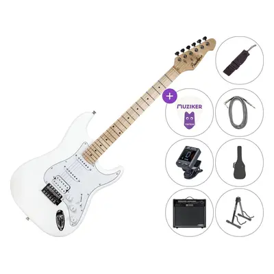 Pasadena ST-11 SET 80W White Elektromos gitár