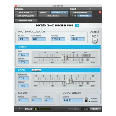 Serato Pitch 'n Time LE (Digitális termék)