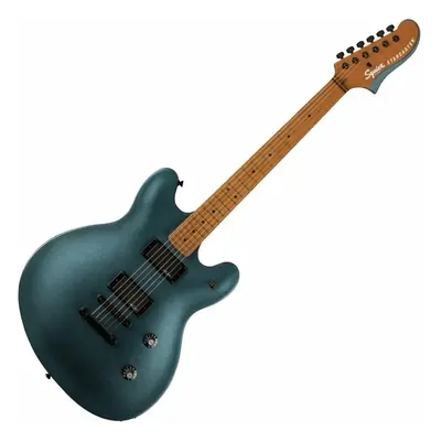 Fender Squier Contemporary Active Starcaster RMN Gunmetal Metallic Félakusztikus - jazz-gitár