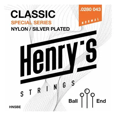 Henry's Nylon Silver Ball End S Klasszikus nylon húrok