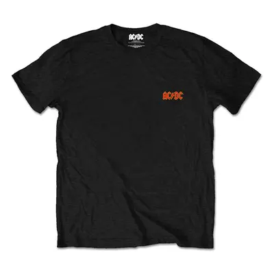 AC/DC Ing Logo (Back Print) Unisex Black