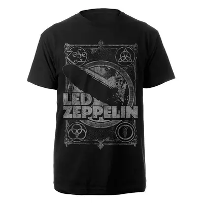 Led Zeppelin Ing Vintage Print LZ1 Black