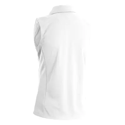 Callaway Sleeveless Knit Womens Bright White Rövid ujjú póló